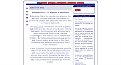 Desktop Screenshot of dubrovnikcity.com